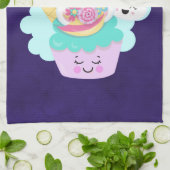 Linge De Cuisine Cupcake mignonne et crème glacée joyeuse (Plié)
