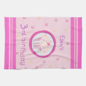 Linge De Cuisine Cupcake rose (Horizontal)