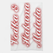 Linge De Cuisine Cupcakes Rouge Vodka Hakuna Matata FUNNY. (Vertical)