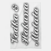 Linge De Cuisine Cupcakes Vodka Hakuna Matata FUNNY (Vertical)