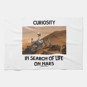 Linge De Cuisine Curiosité à la recherche de la vie sur Mars
