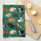 Linge De Cuisine Curl de Coonhound (Quart Plié)