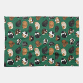 Linge De Cuisine Curl de Coonhound (Horizontal)