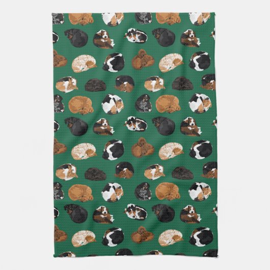 Linge De Cuisine Curl de Coonhound (Vertical)