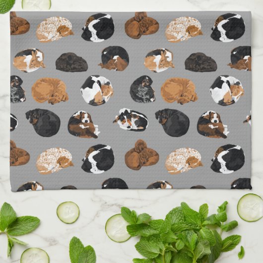 Linge De Cuisine Curl de Coonhound (Plié)