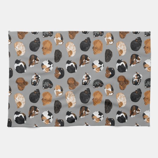 Linge De Cuisine Curl de Coonhound (Horizontal)