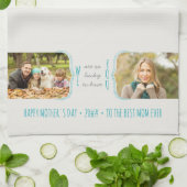 Linge De Cuisine Curly Brackets 2 Photo Fête des Mères éditable (Plié)