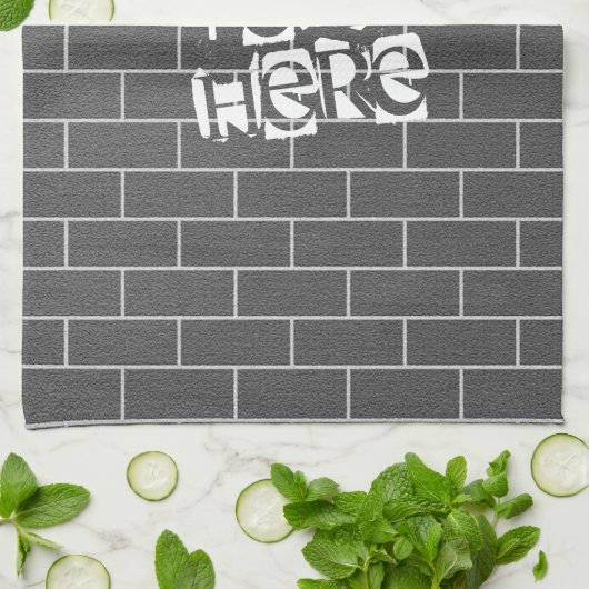 Linge De Cuisine Cusrom Text (Plié)