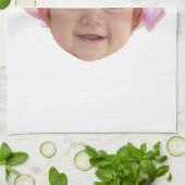 Linge De Cuisine Custom Baby Photo, Baby Photo Face (Plié)