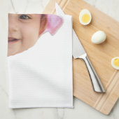Linge De Cuisine Custom Baby Photo, Baby Photo Face (Quart Plié)