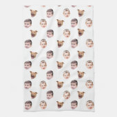 Linge De Cuisine Custom Face, Unique Family Gift 3 Photos Face (Vertical)