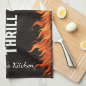 Linge De Cuisine Custom Grill Master Thrill Caster BBQ Fire Dad Nam (Quart Plié)