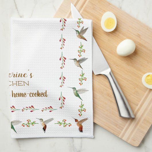 Linge De Cuisine Custom Hummingbird  (Quart Plié)