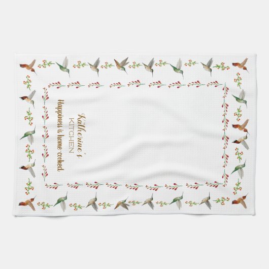 Linge De Cuisine Custom Hummingbird  (Horizontal)