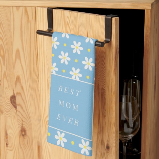 Linge De Cuisine Custom Mother's Day Gift Personalized Daisy (Pliage en tiers)