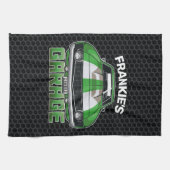 Linge De Cuisine Custom NAME Classic American Muscle Garage (Horizontal)
