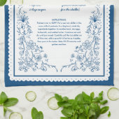 Linge De Cuisine Custom Nonna’s Recipe Keepsake Tea Towel (Plié)
