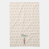 Linge De Cuisine Custom Nutcracker Name Illustration Kitchen Towels (Vertical)