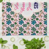 Linge De Cuisine Custom turtle pattern  (Plié)