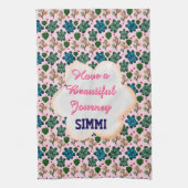 Linge De Cuisine Custom turtle pattern  (Vertical)