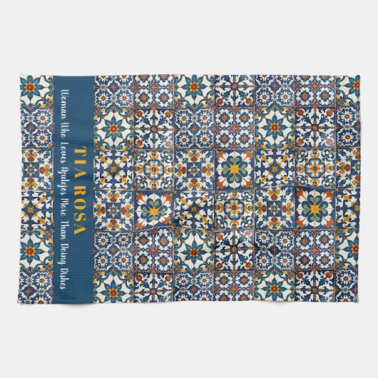 Linge De Cuisine Customizable Azulejo Sass (Horizontal)