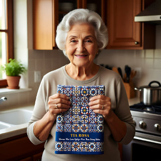 Linge De Cuisine Customizable Azulejo Sass