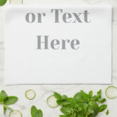 Linge De Cuisine Customizable Your Design or Text Here Personalized (Plié)