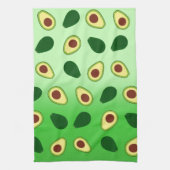 Linge De Cuisine Cute Avocados tranche été vert dégradé Motif (Vertical)