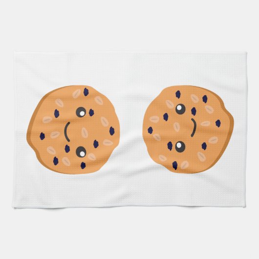 Linge De Cuisine Cute avoine Raisin Cookie (Horizontal)
