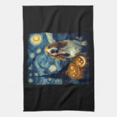 Linge De Cuisine Cute Basset Hound Dog Halloween Jack O Lantern Pum (Vertical)