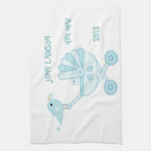 Linge De Cuisine Cute Blue Baby boy (Vertical)