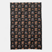 Linge De Cuisine Cute bonbons d'Halloween | Motif citrouille (Vertical)
