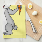 Linge De Cuisine Cute bunny rabbit with vegetables (Quart Plié)