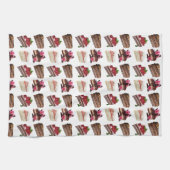 Linge De Cuisine Cute Cakes Lovers Desserts Pattern (Horizontal)
