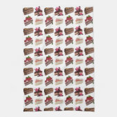 Linge De Cuisine Cute Cakes Lovers Desserts Pattern (Vertical)