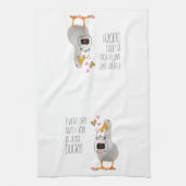 Linge De Cuisine Cute Canard Valentine (Vertical)