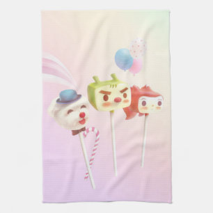 Linge De Cuisine Cute Caractère Gâteau Pops