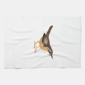 Linge De Cuisine Cute Carolina Wren (Horizontal)