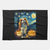 Linge De Cuisine Cute Cavalier King Charles Spaniel Dog Halloween J (Horizontal)