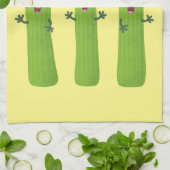 Linge De Cuisine Cute céleri bâtons trio caricature légumes (Plié)