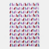 Linge De Cuisine Cute Chats et Coeurs Motif (Vertical)