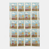 Linge De Cuisine Cute Cheesy Souris Famille Bande dessinée (Vertical)