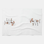 Linge De Cuisine Cute chef de chien Whimsical (Horizontal)