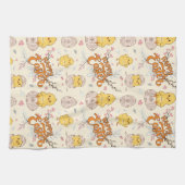 Linge De Cuisine Cute Chicks & Oeufs Printemps (Horizontal)