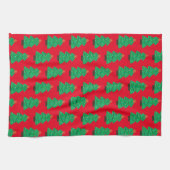 Linge De Cuisine Cute Christmas Trees (Horizontal)