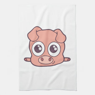 Linge De Cuisine Cute clipart de porc