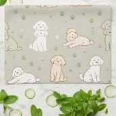 Linge De Cuisine Cute Cockapoo kitchen Towel Dog Lover Gift (Plié)