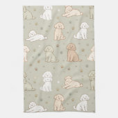 Linge De Cuisine Cute Cockapoo kitchen Towel Dog Lover Gift (Vertical)
