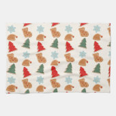 Linge De Cuisine Cute Colorful Cookies Pattern Christmas Kids (Horizontal)