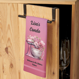 Linge De Cuisine Cute Condo Bienvenue au Baker's Palace Rose Rose